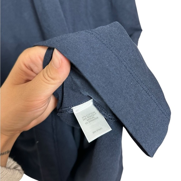 J. Jill | Knit Shift Dress | Black | Pockets Cotton Spandex | Womens Size Large - Picture 6 of 9